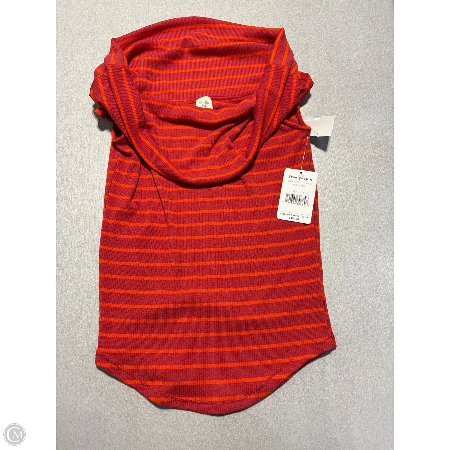 Top Sleeveless By We The Free In Orange & Red, Size: M