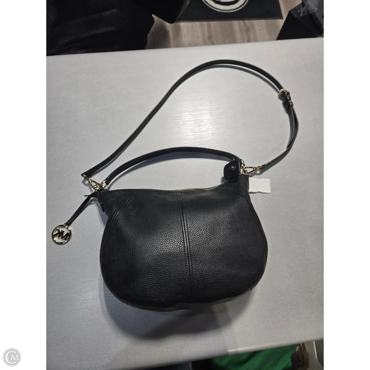 Handbag Leather By Michael By Michael Kors, Size: Medium