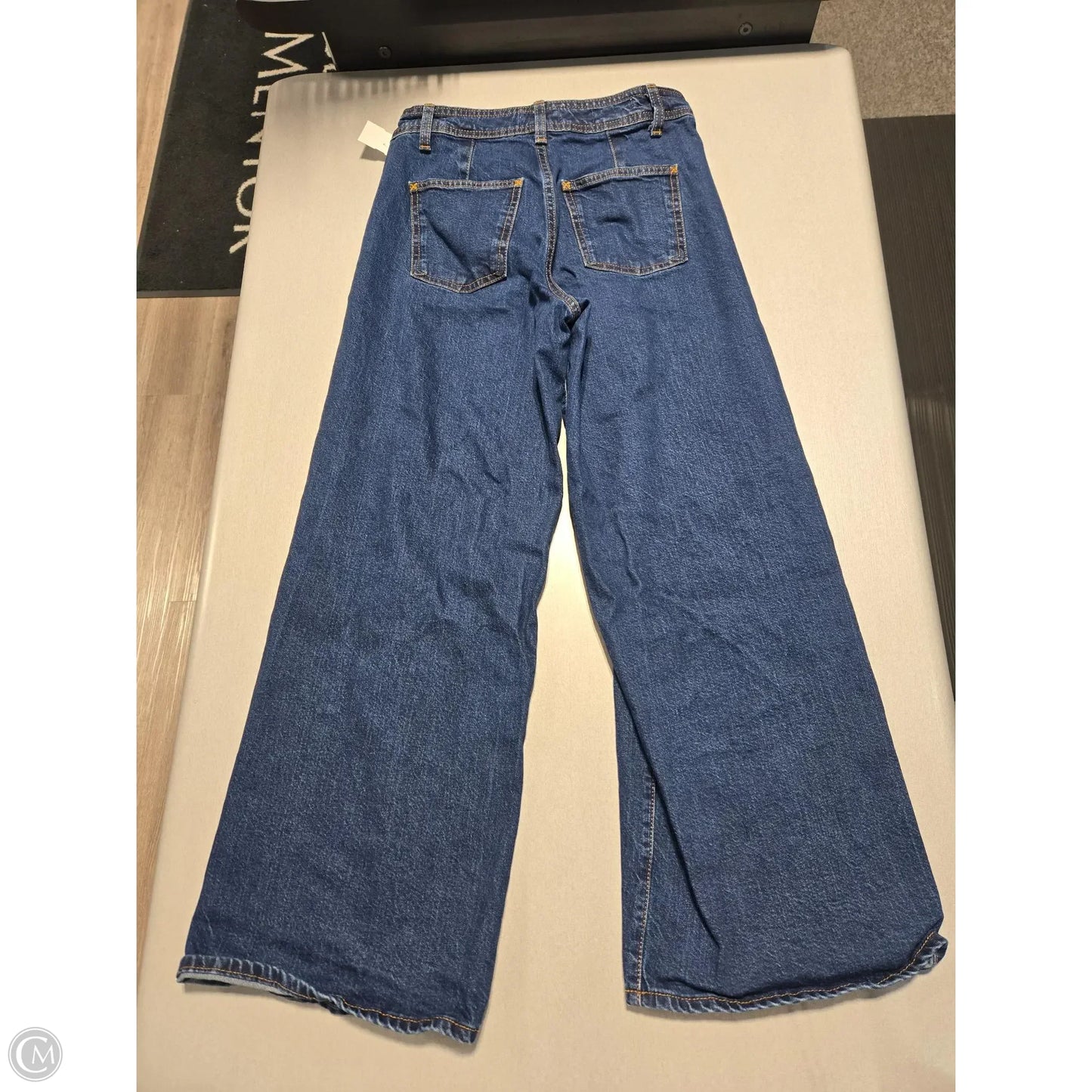 Jeans Wide Leg By Universal Thread In Blue Denim, Size: 8