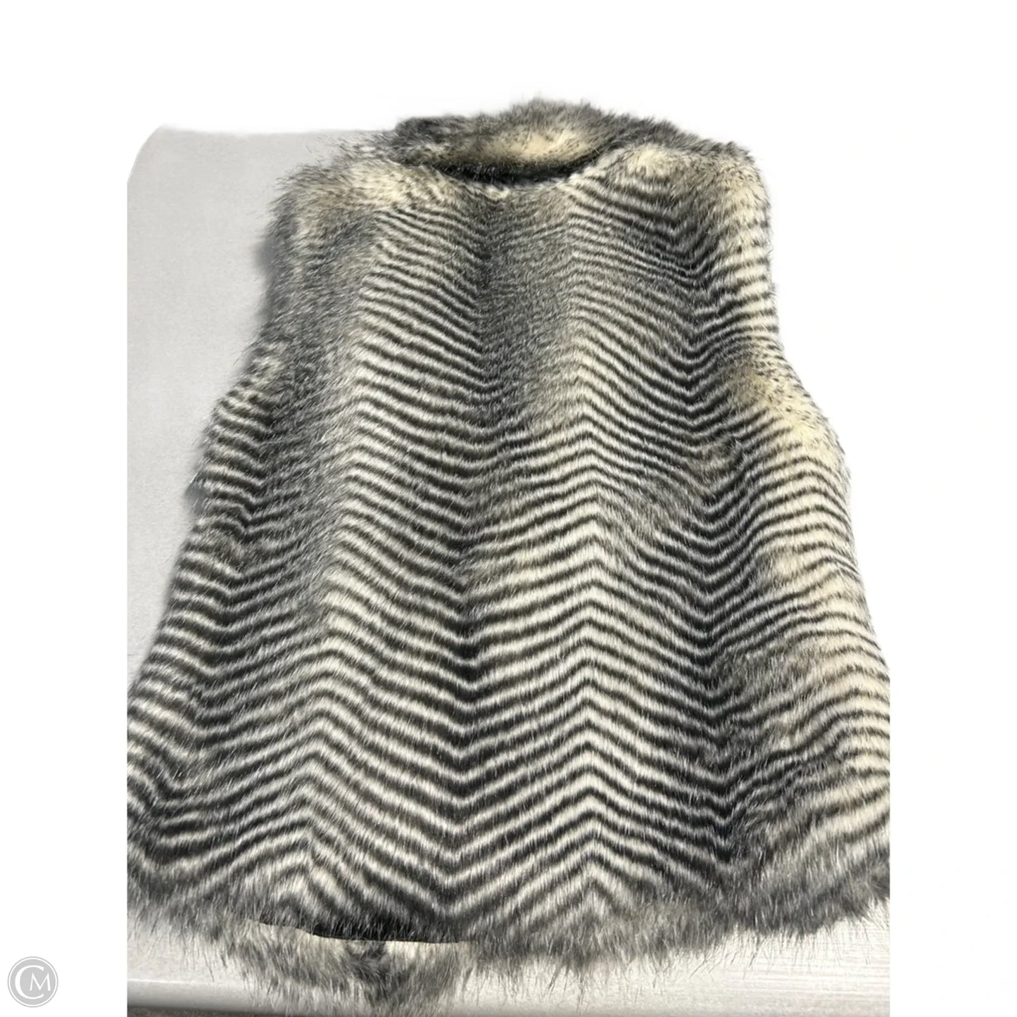 Vest Faux Fur & Sherpa By Jack In Animal Print, Size: M