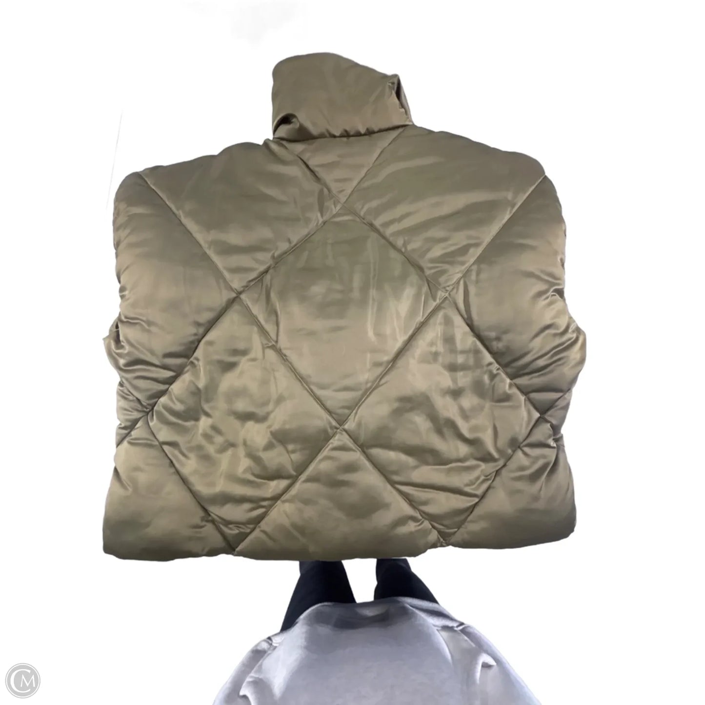 Coat Puffer & Quilted By Cma In Green, Size: M