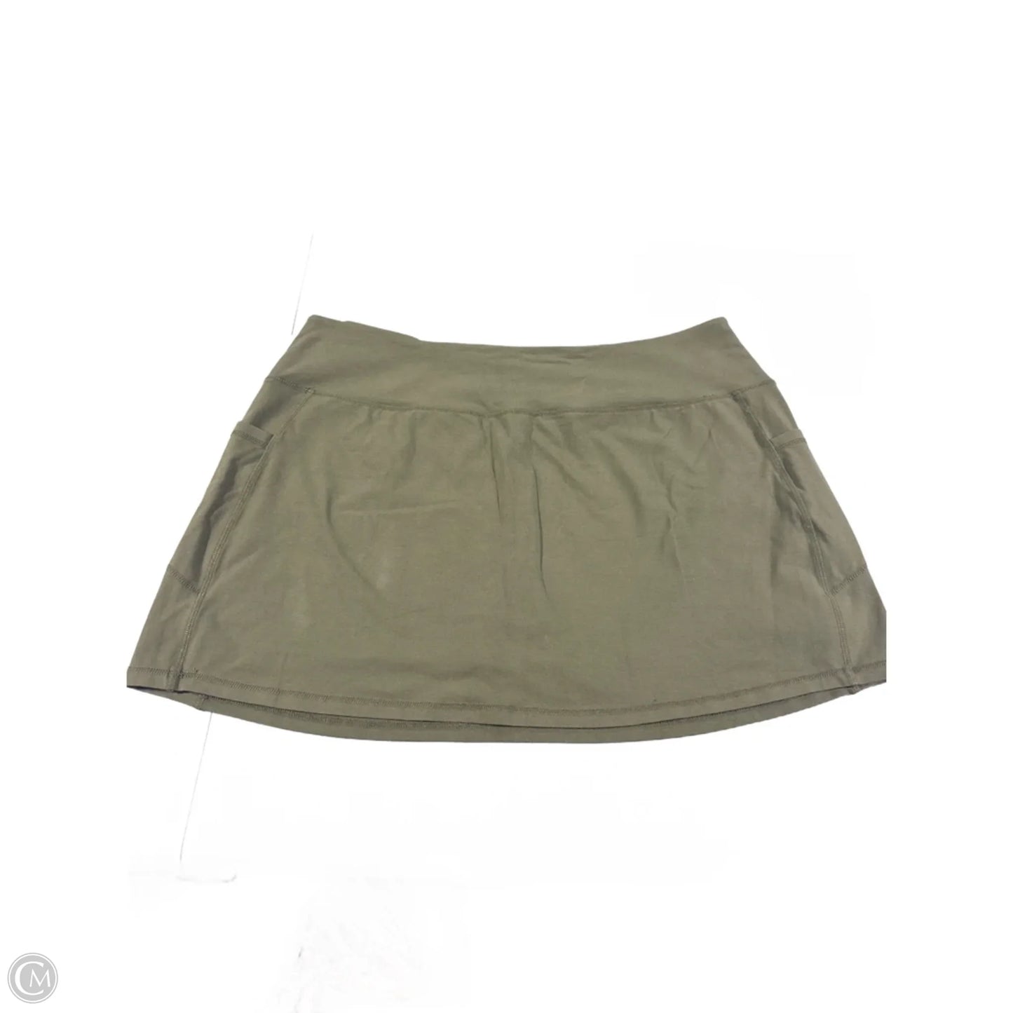 Skort By Natural Reflections In Green, Size: Xxl