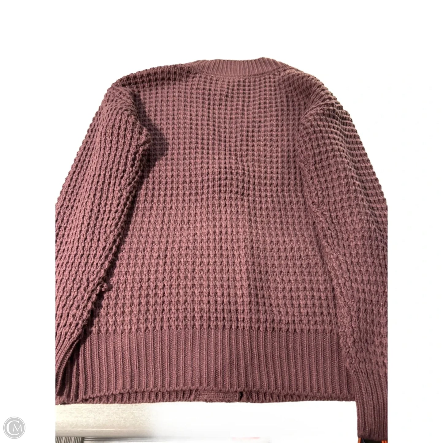 Sweater Cardigan By Zenana In Mauve, Size: S