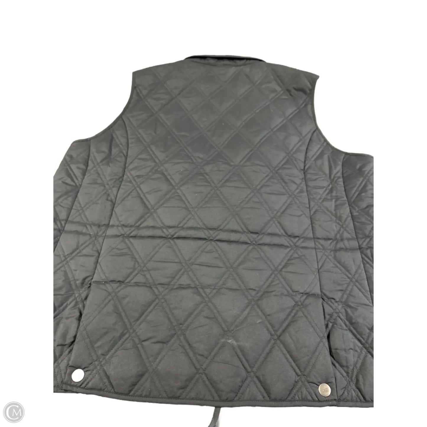 Vest Puffer & Quilted By Eddie Bauer In Black, Size: 1x