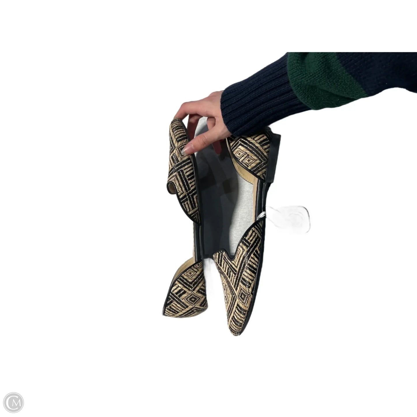 Shoes Flats By Isaac Mizrahi In Geometric Pattern, Size: 10