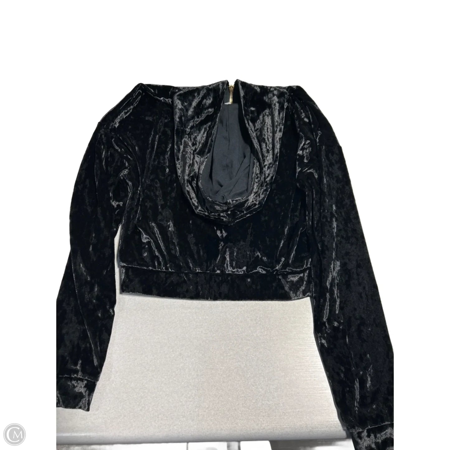 Athletic Sweatshirt Hoodie By Fabletics In Black, Size: S