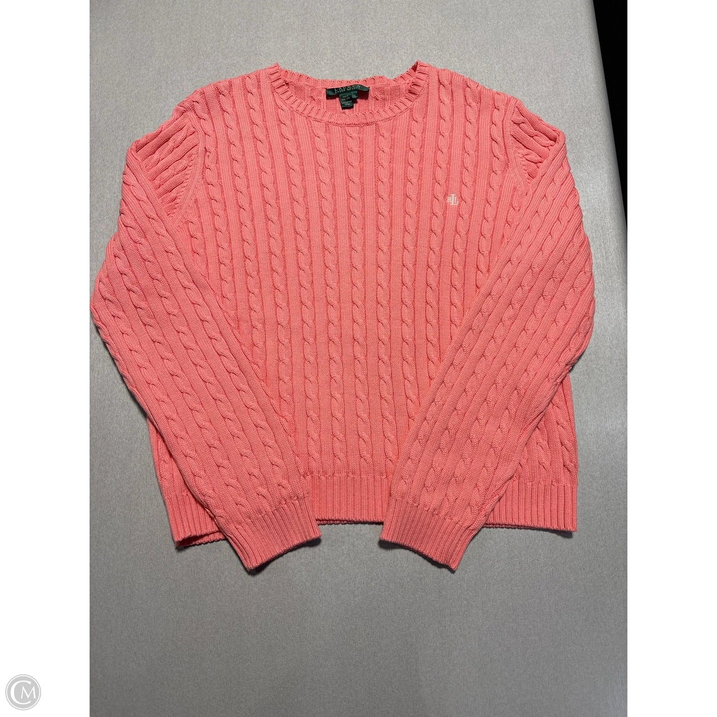 Sweater By Ralph Lauren In Pink, Size: Xl