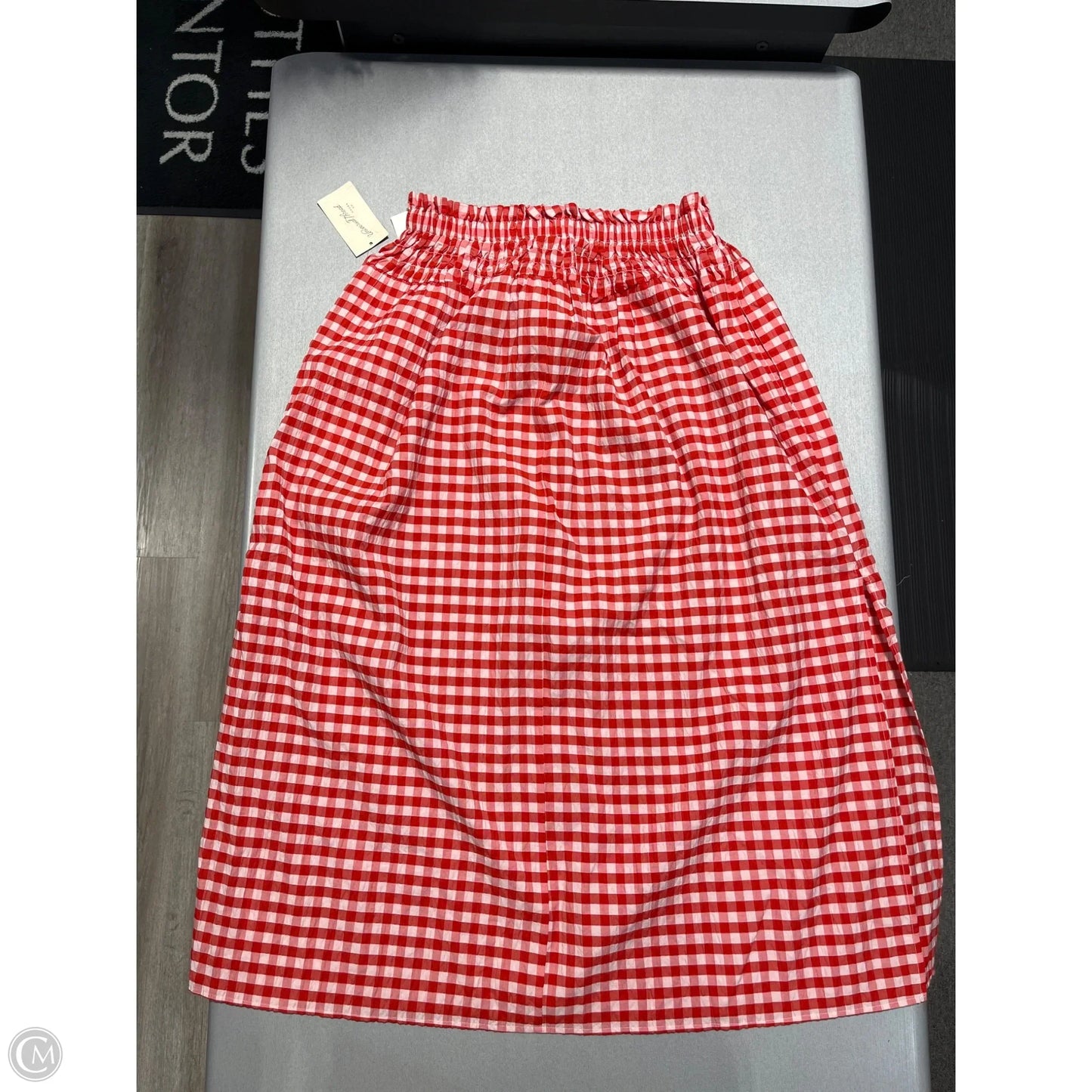 Skirt Maxi By Universal Thread In Checkered Pattern, Size: M