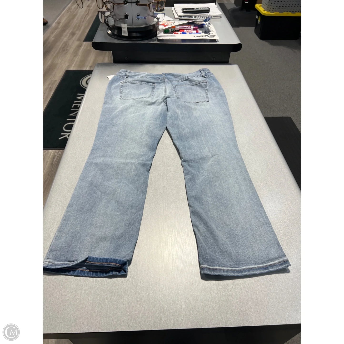 Jeans Straight By Maurices In Blue, Size: 14