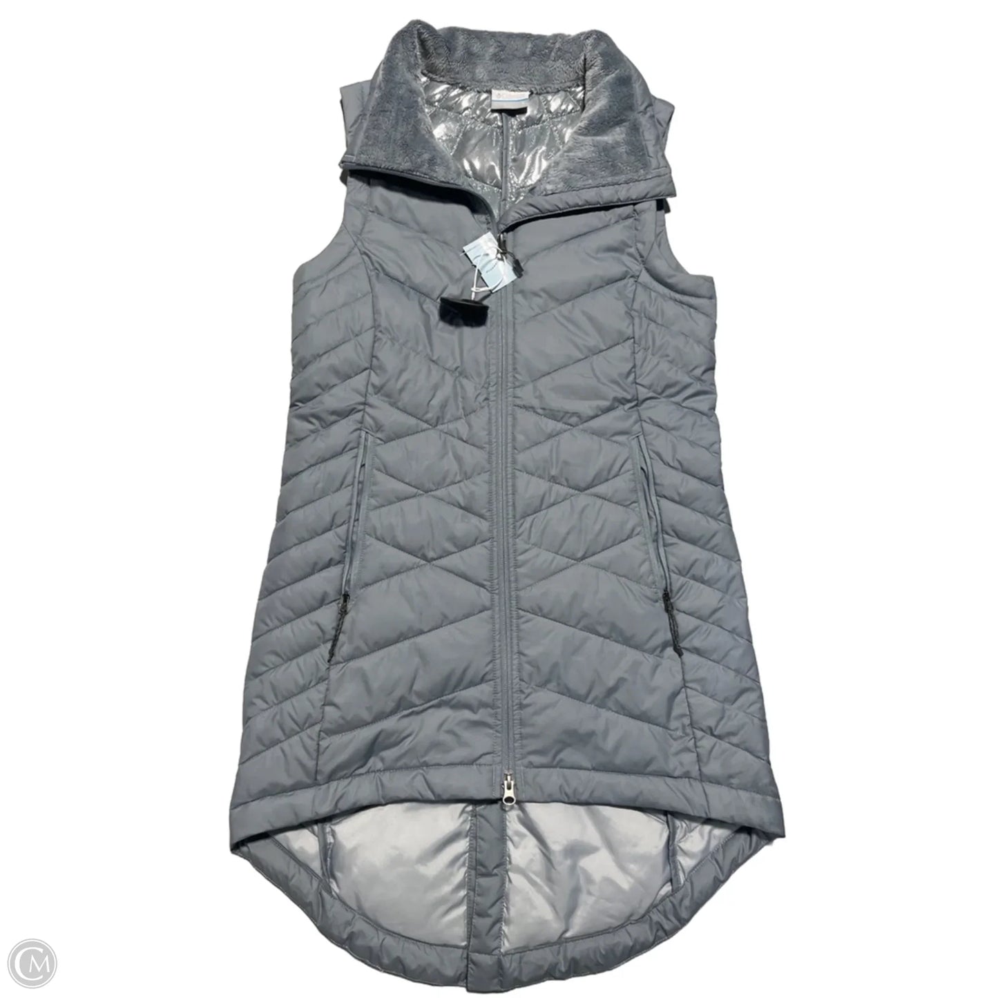 Vest Puffer & Quilted By Columbia In Grey, Size: S