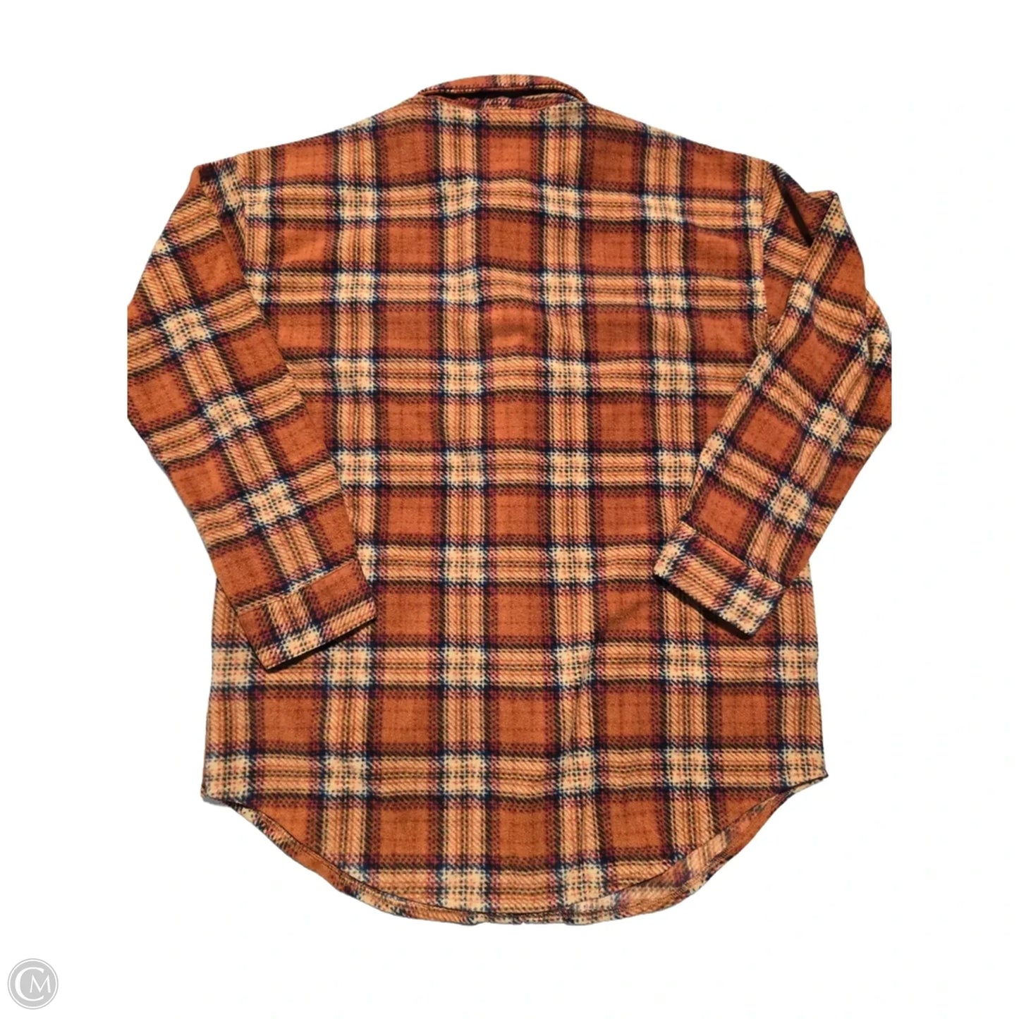 Jacket Shirt By Maurices In Checkered Pattern, Size: S