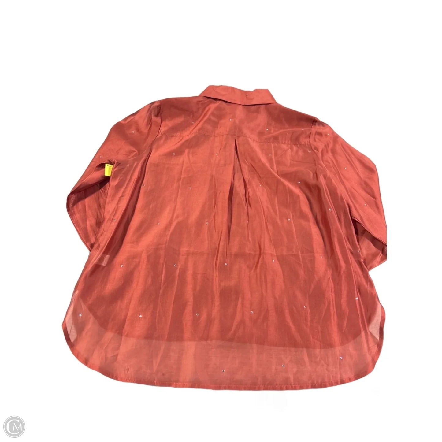 Top Long Sleeve By Bailey 44 In Orange, Size: Xl