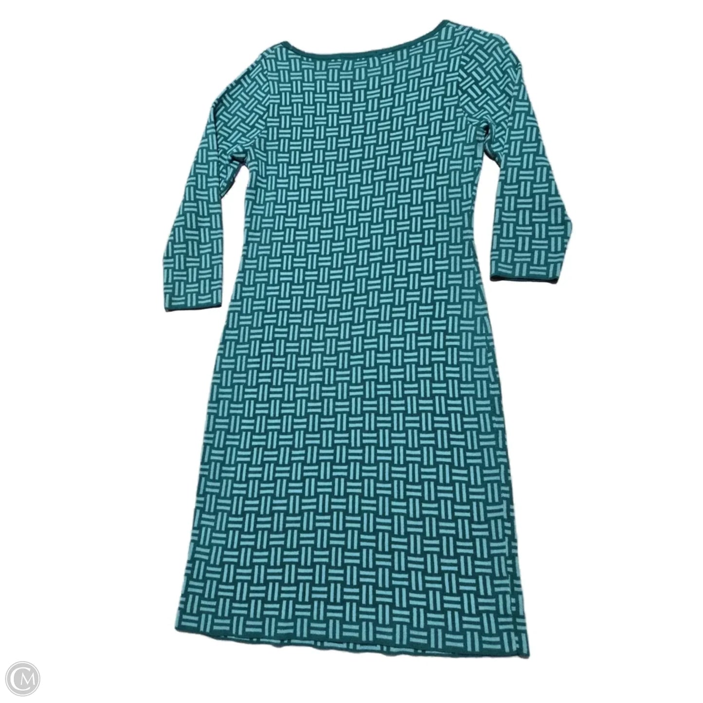 Dress Casual Midi By Boden In Teal, Size: S