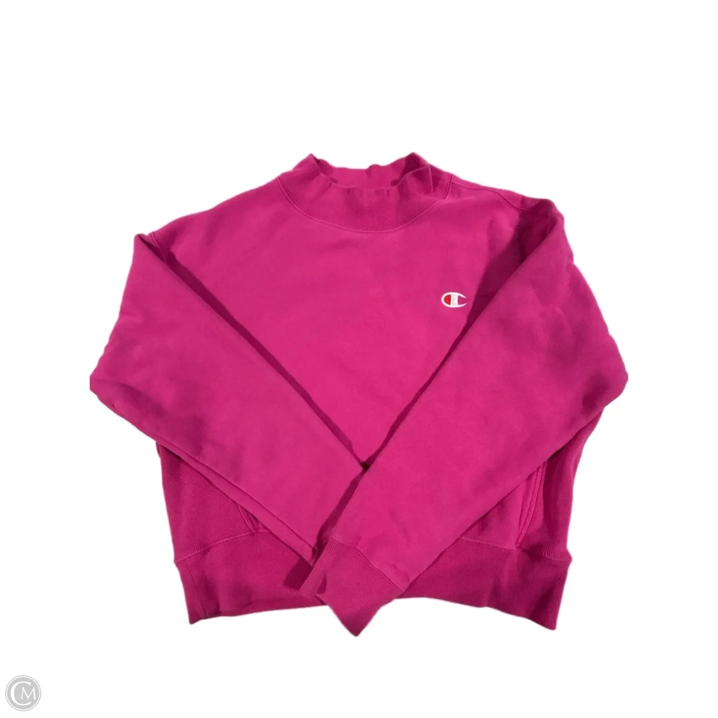 Top Long Sleeve By Champion In Pink, Size: S