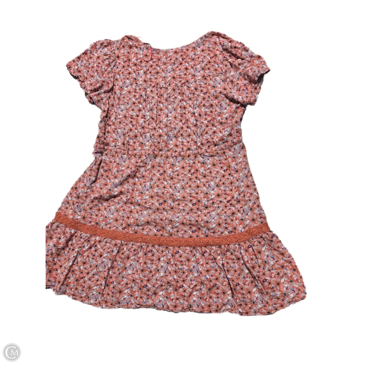 Dress Casual Short By Knox Rose In Floral Print, Size: L