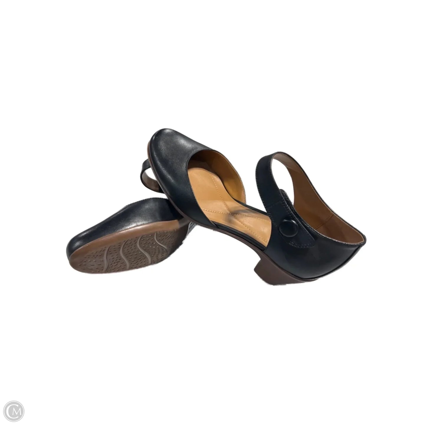 Shoes Heels Wedge By Easy Spirit In Black, Size: 9