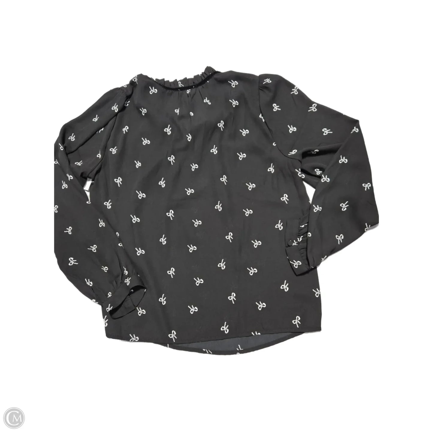 Top Long Sleeve By J. Crew In Black, Size: M