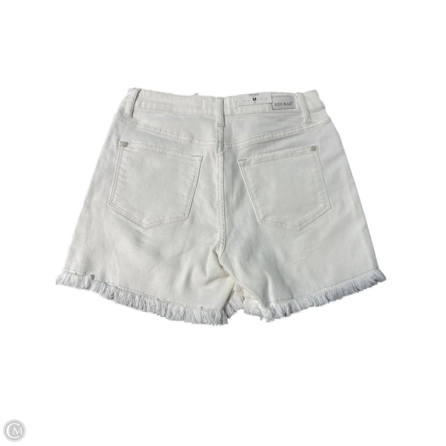 Shorts By Judy Blue In White, Size: M