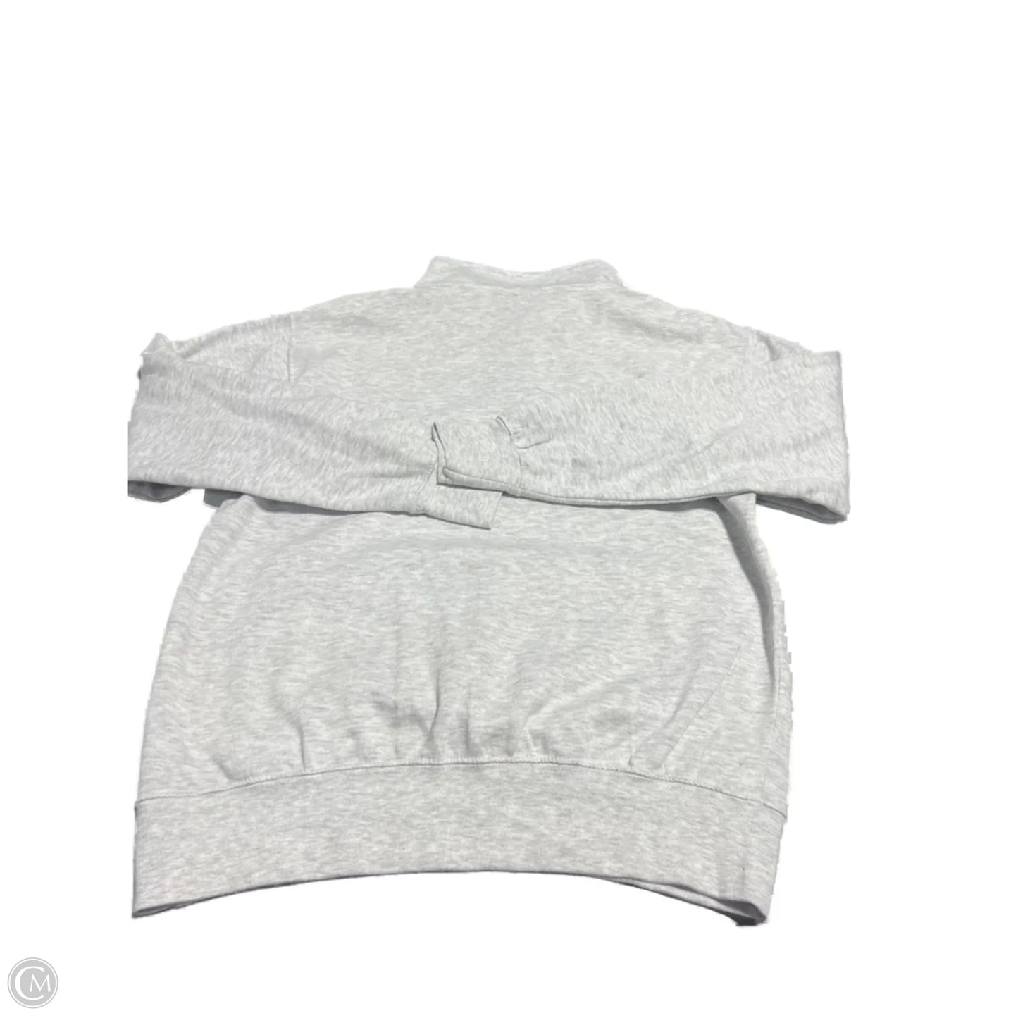 Sweatshirt Collar By Cmc In Grey, Size: M
