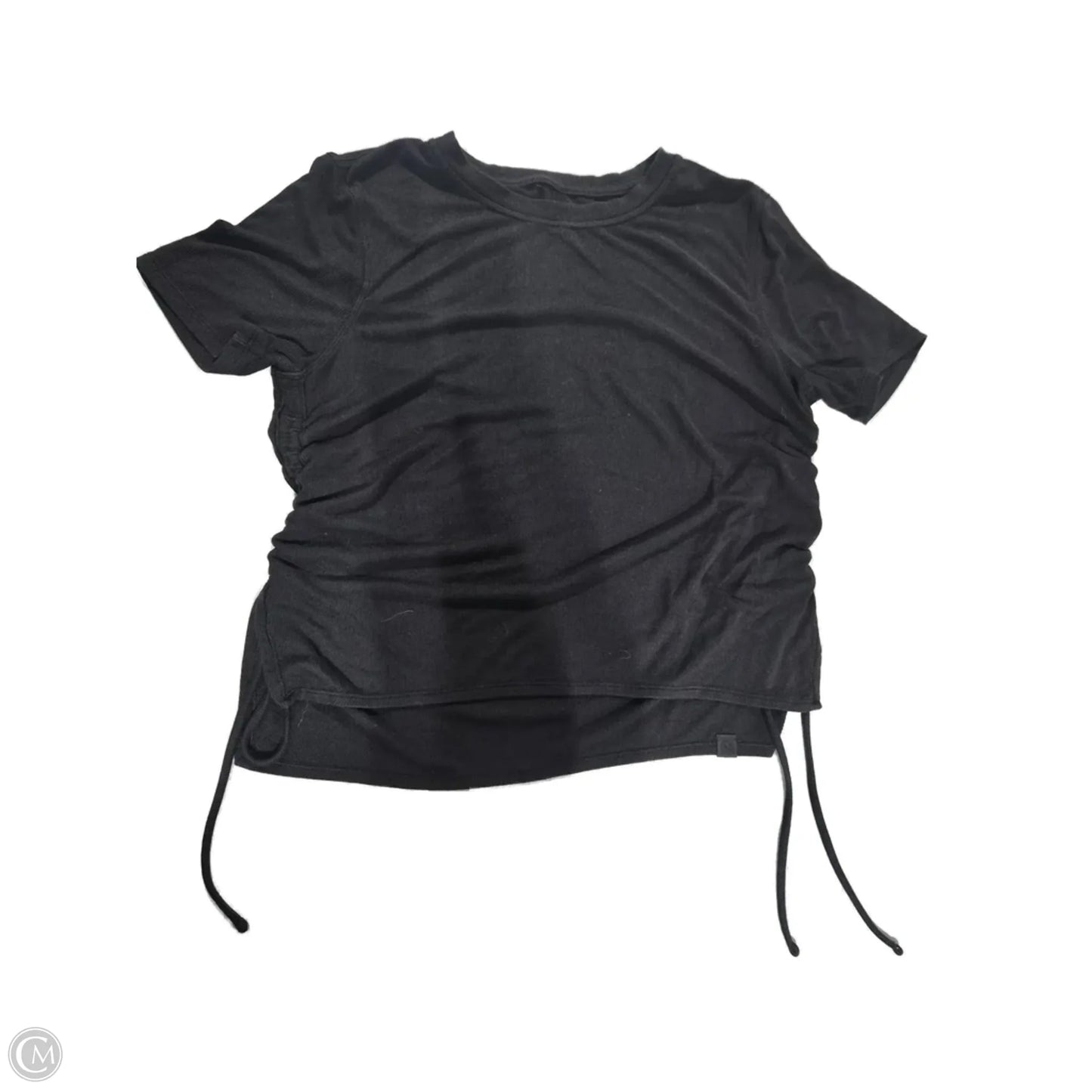 Top Short Sleeve By Lululemon In Black, Size: M