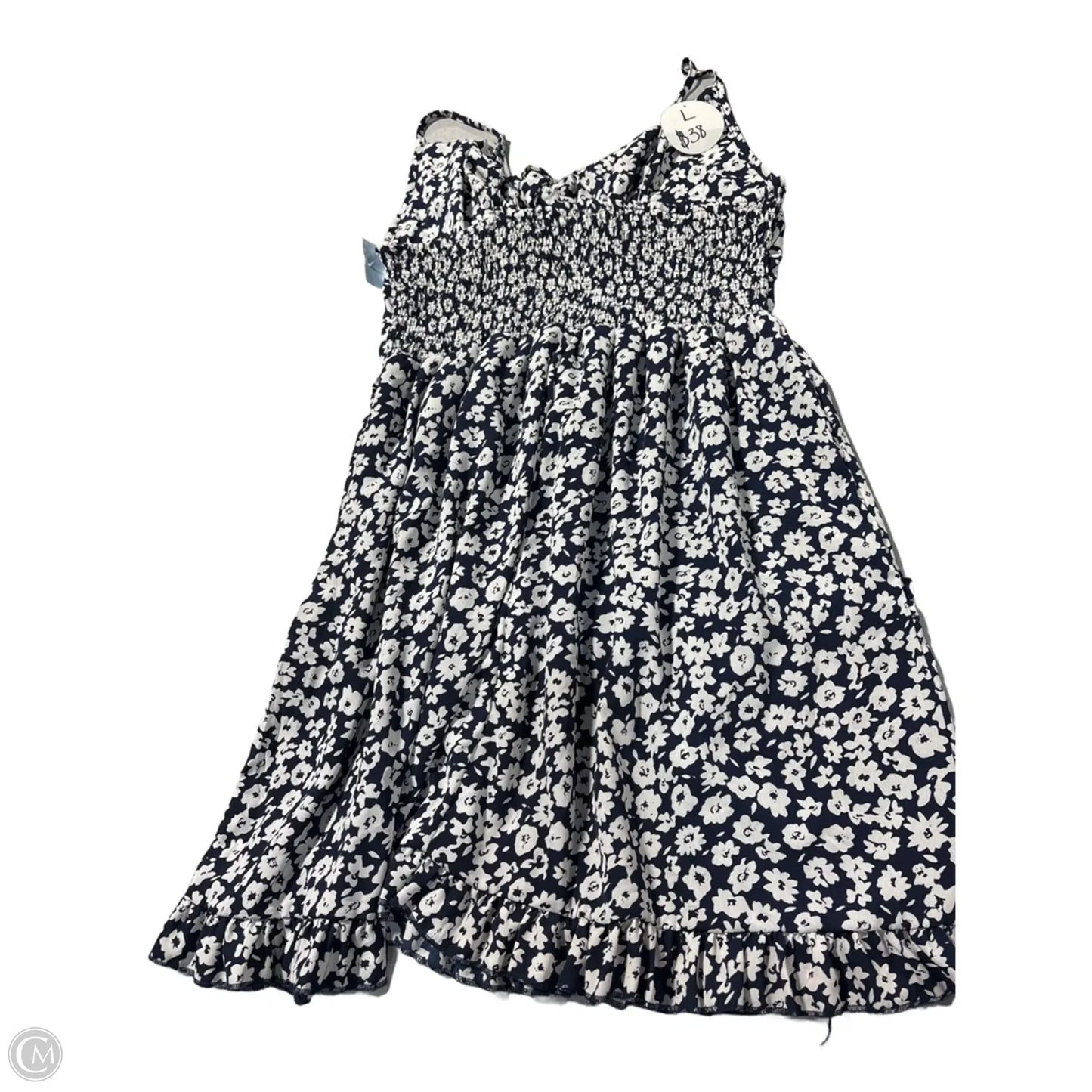 Dress Casual Short By Cmc In Blue, Size: L