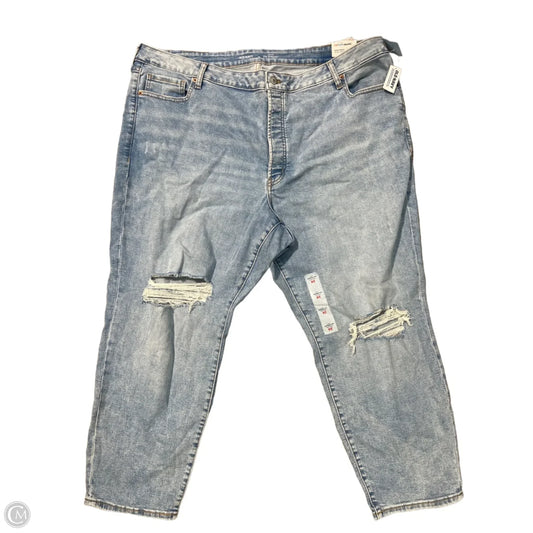 Jeans Straight By Old Navy In Blue Denim, Size: 26