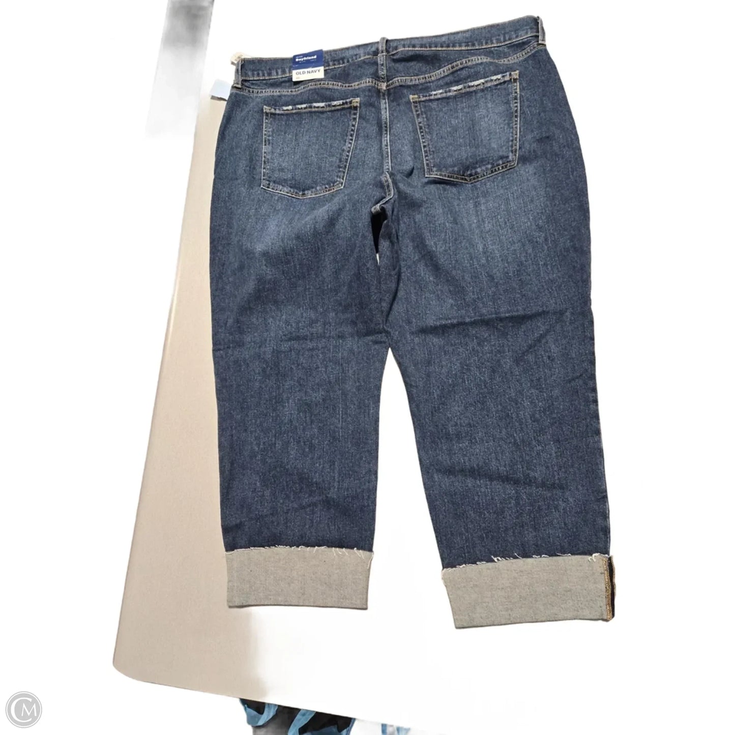 Jeans Boyfriend By Old Navy In Blue Denim, Size: 20