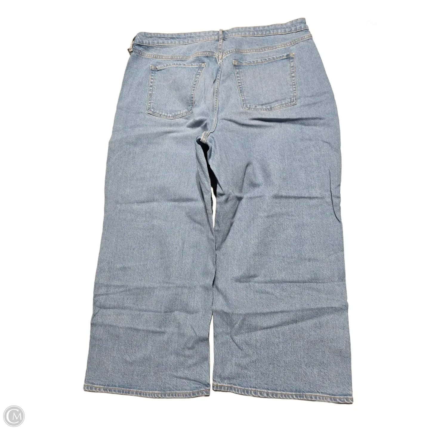Jeans Wide Leg By Old Navy In Blue Denim, Size: 22