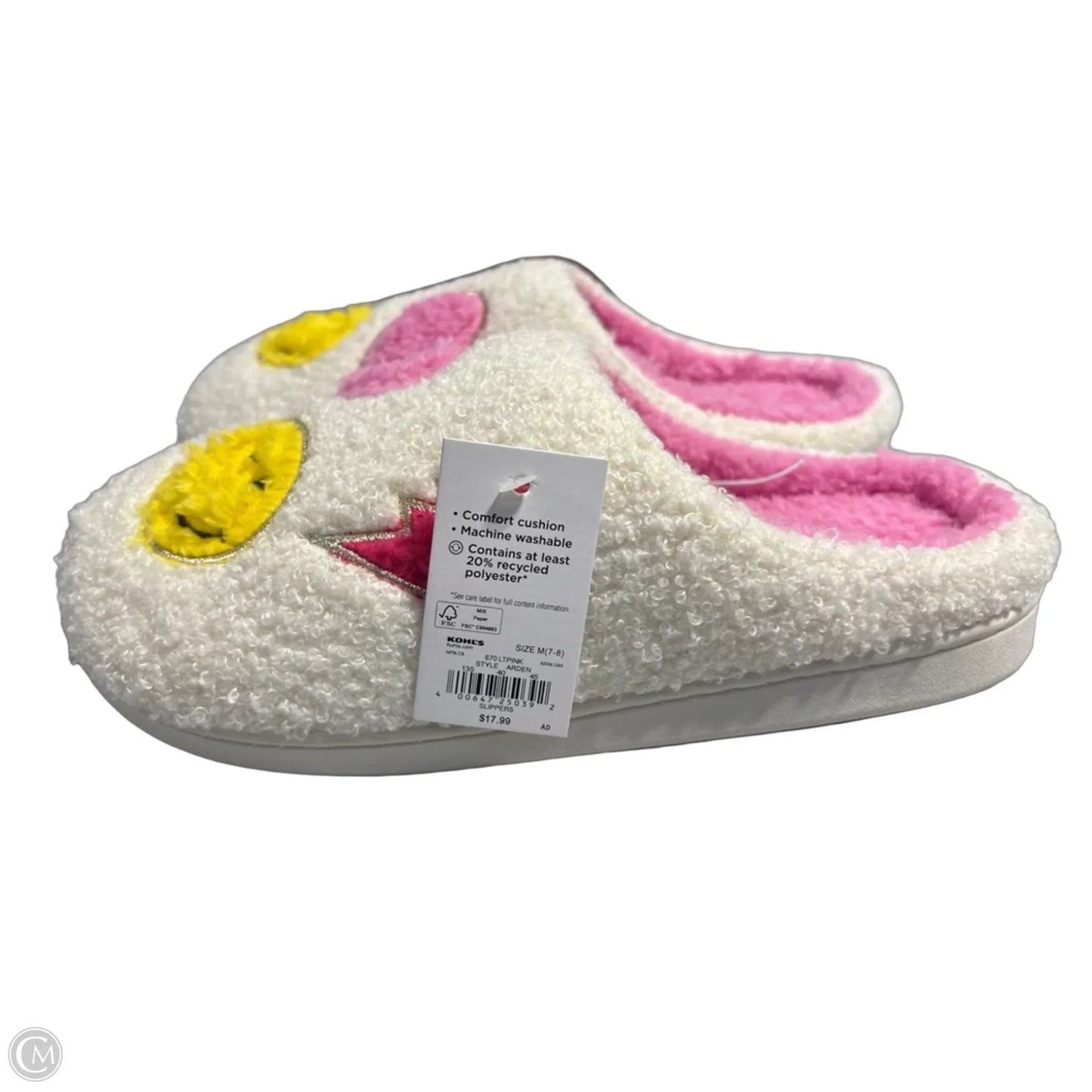 Slippers By Cmc In Cream, Size: 7.5