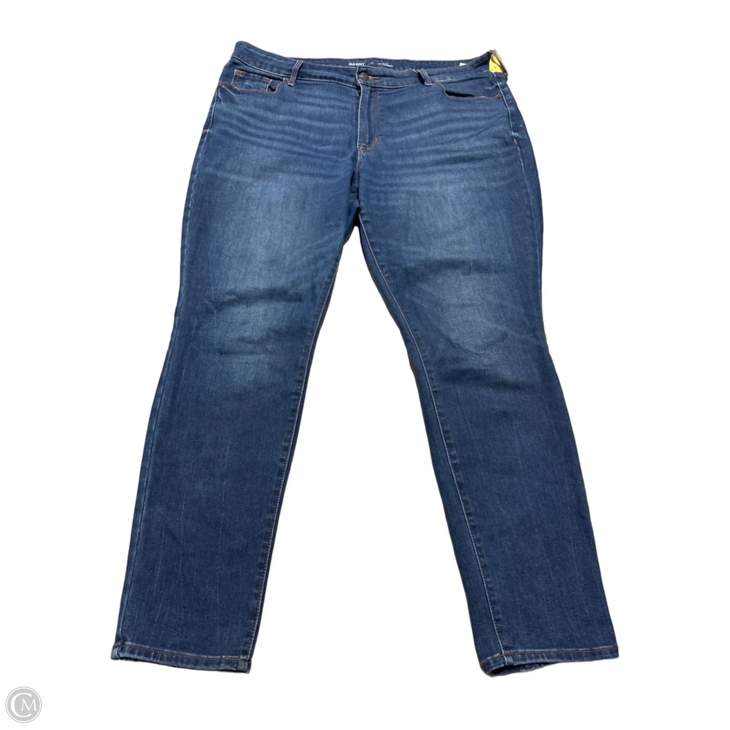 Jeans Skinny By Old Navy In Blue Denim, Size: 18