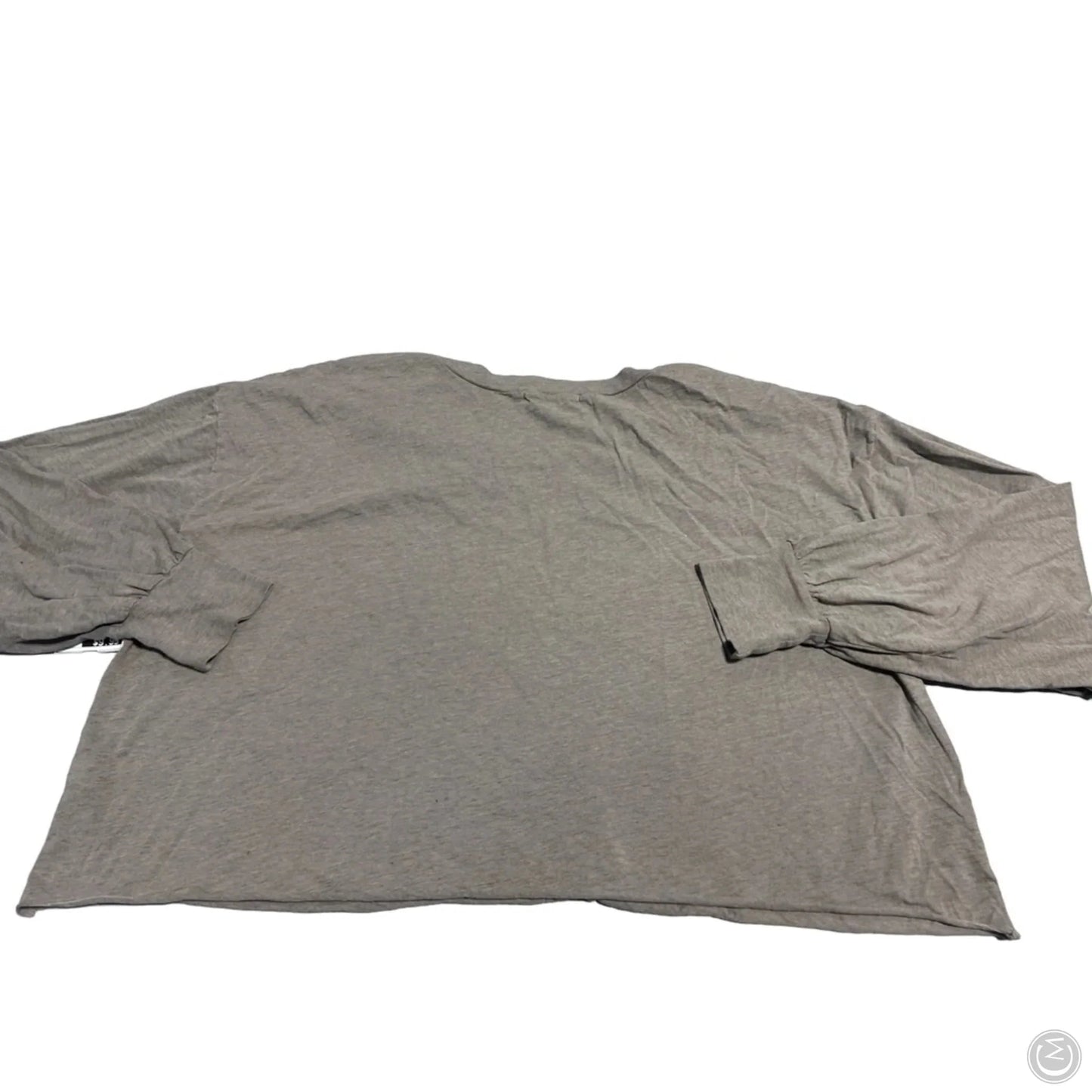 Top Long Sleeve By Project Social Tee In Grey, Size: M