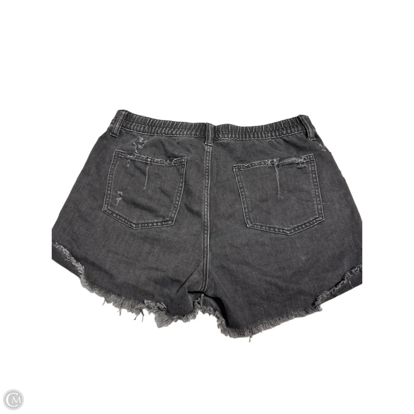 Shorts By Aerie In Black Denim, Size: M