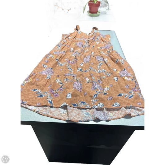 Dress Casual Maxi By Sonoma In Floral Print, Size: 2x