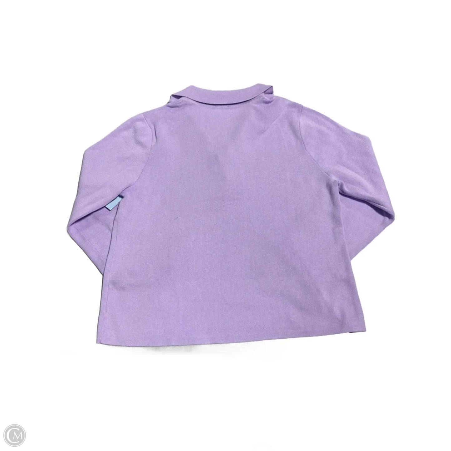 Sweater By Talbots In Purple, Size: Xl