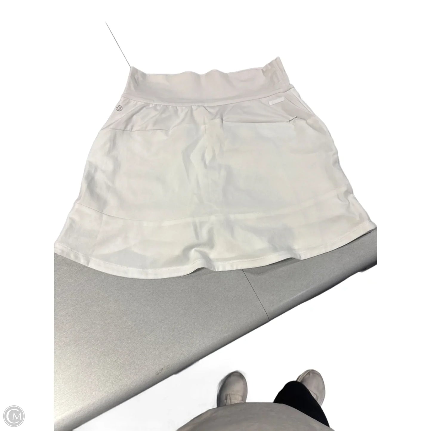 Athletic Skirt By Adidas In White, Size: Xs