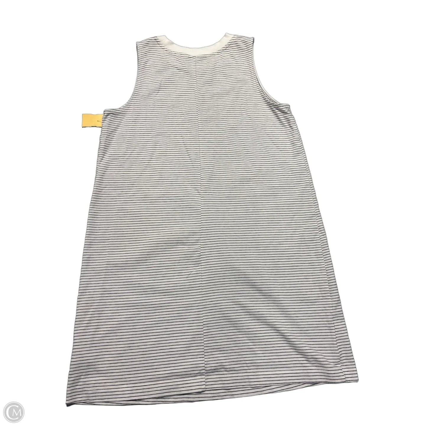 Dress Casual Midi By Cme In Striped Pattern, Size: L
