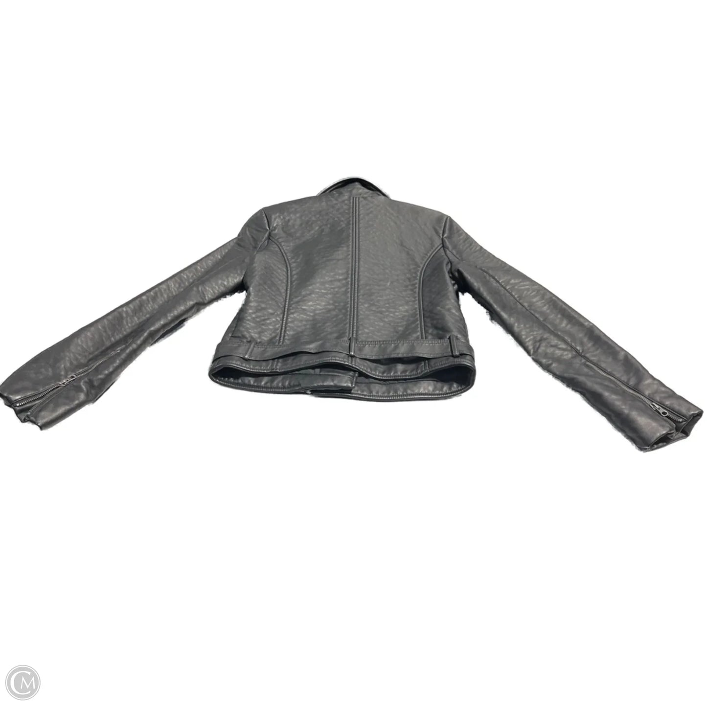 Jacket Moto Leather By Victorias Secret In Black, Size: M