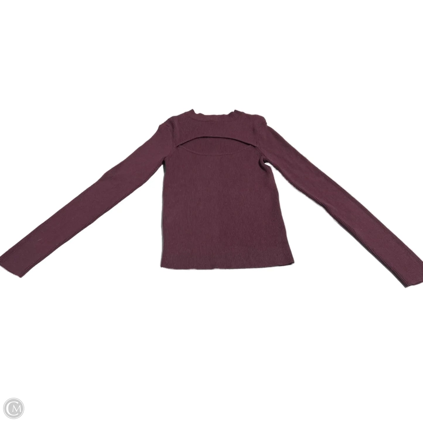 Sweater By Lush In Maroon, Size: S