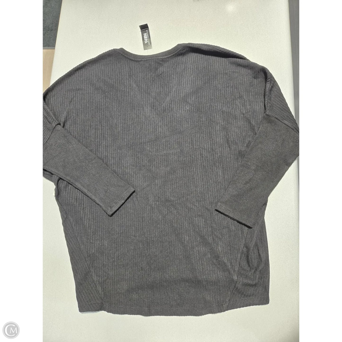 Top Long Sleeve By White House Black Market In Black, Size: L