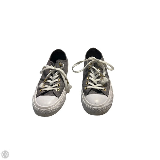 Shoes Sneakers By Converse In Grey & White, Size: 6.5