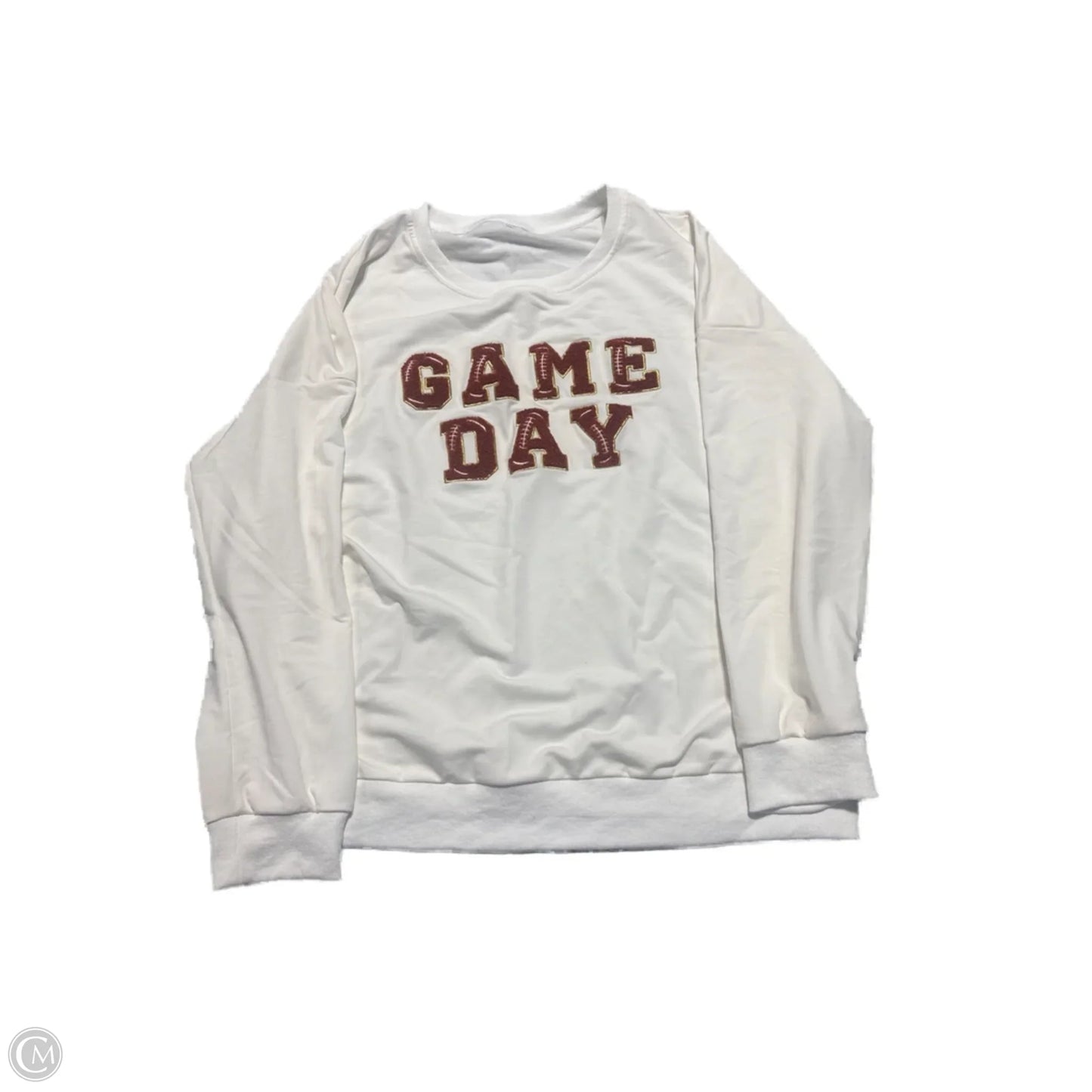 Sweatshirt Crewneck By Cme In White, Size: 2x