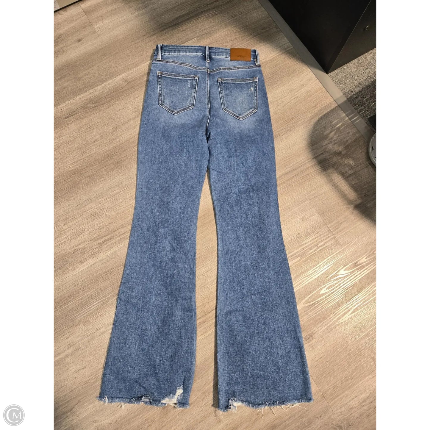Jeans Flared By Hidden In Blue Denim, Size: 6