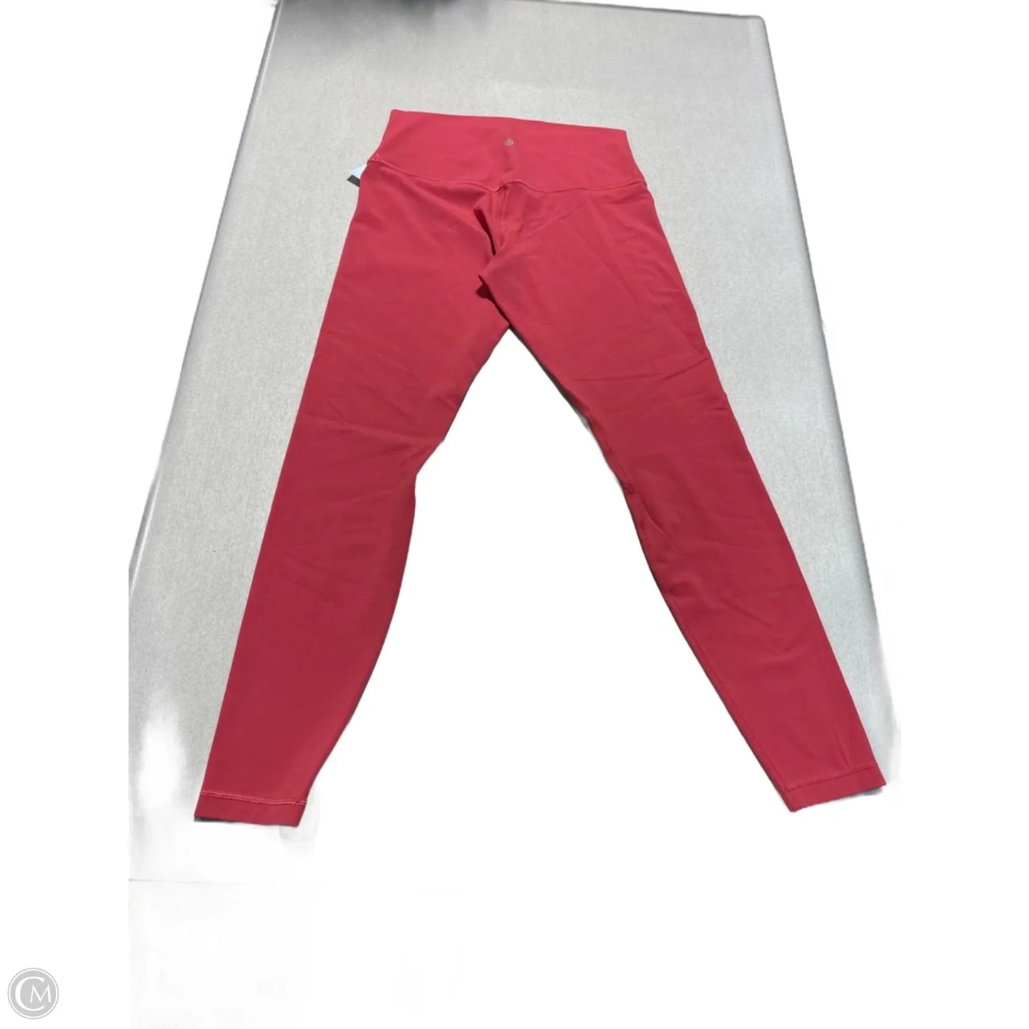 Athletic Leggings By Lululemon In Red, Size: 10