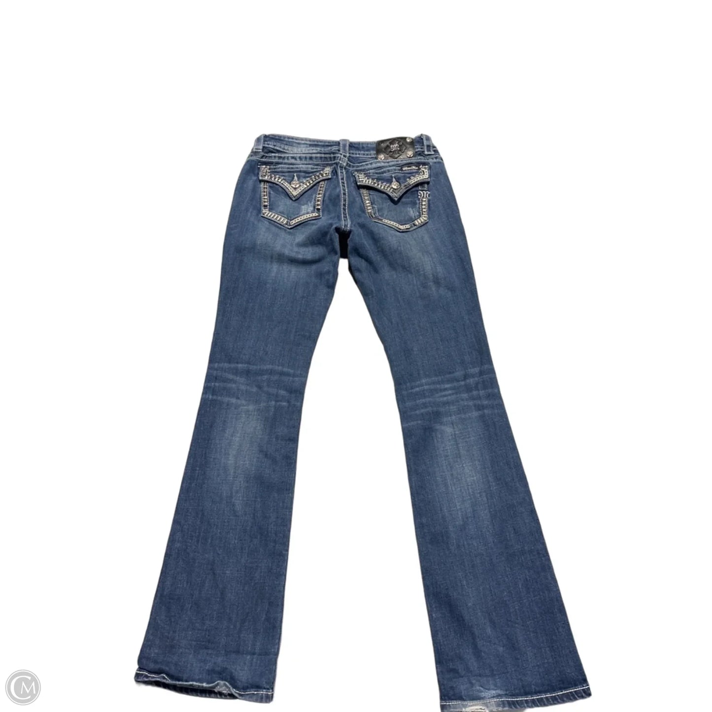 Jeans Boot Cut By Miss Me In Blue Denim, Size: 8