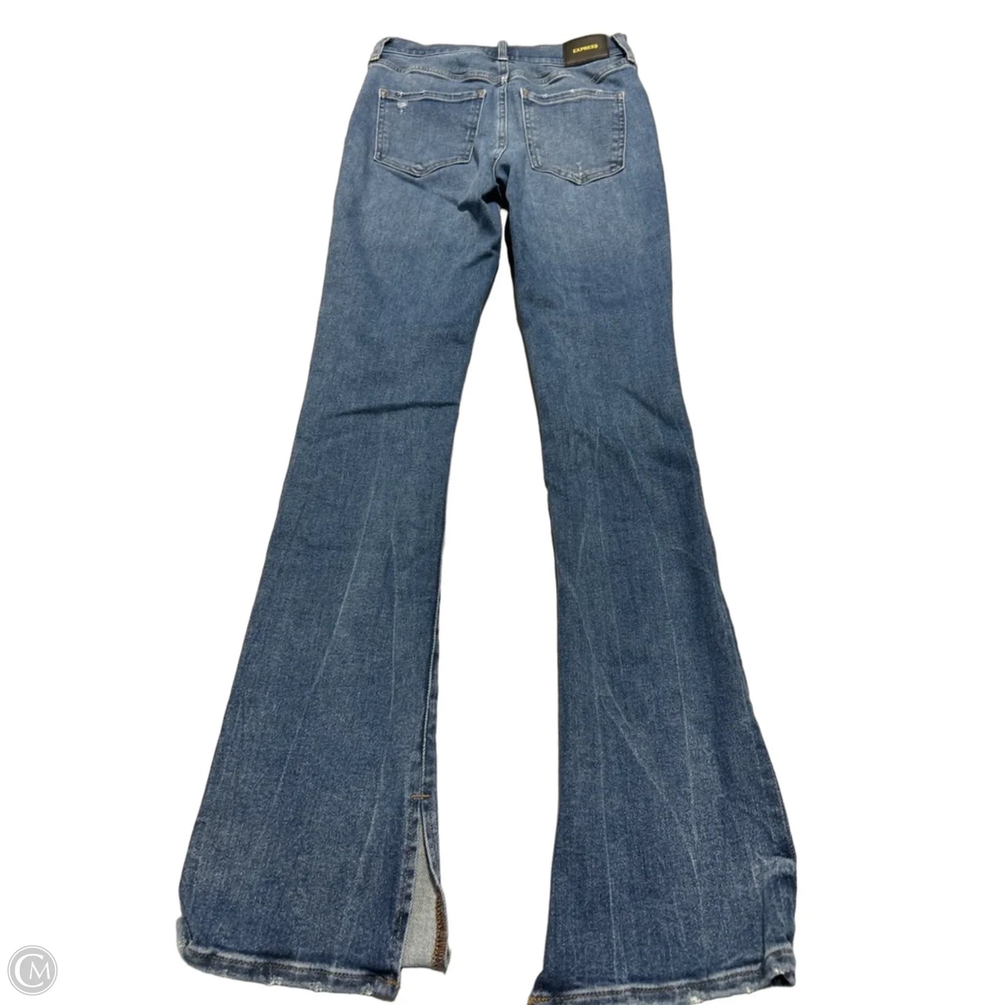 Jeans Straight By Express In Blue, Size: 2