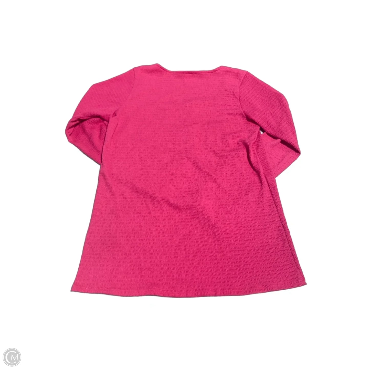 Top Long Sleeve By Heimish Usa In Pink, Size: 2x
