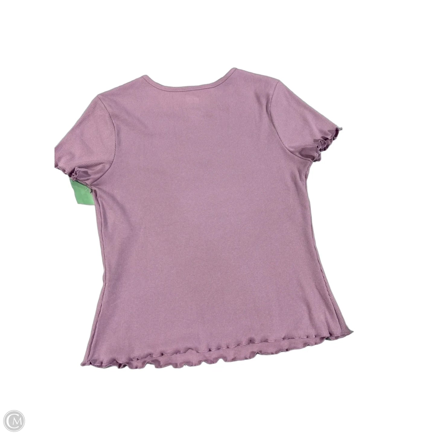 Top Short Sleeve By So In Purple, Size: L