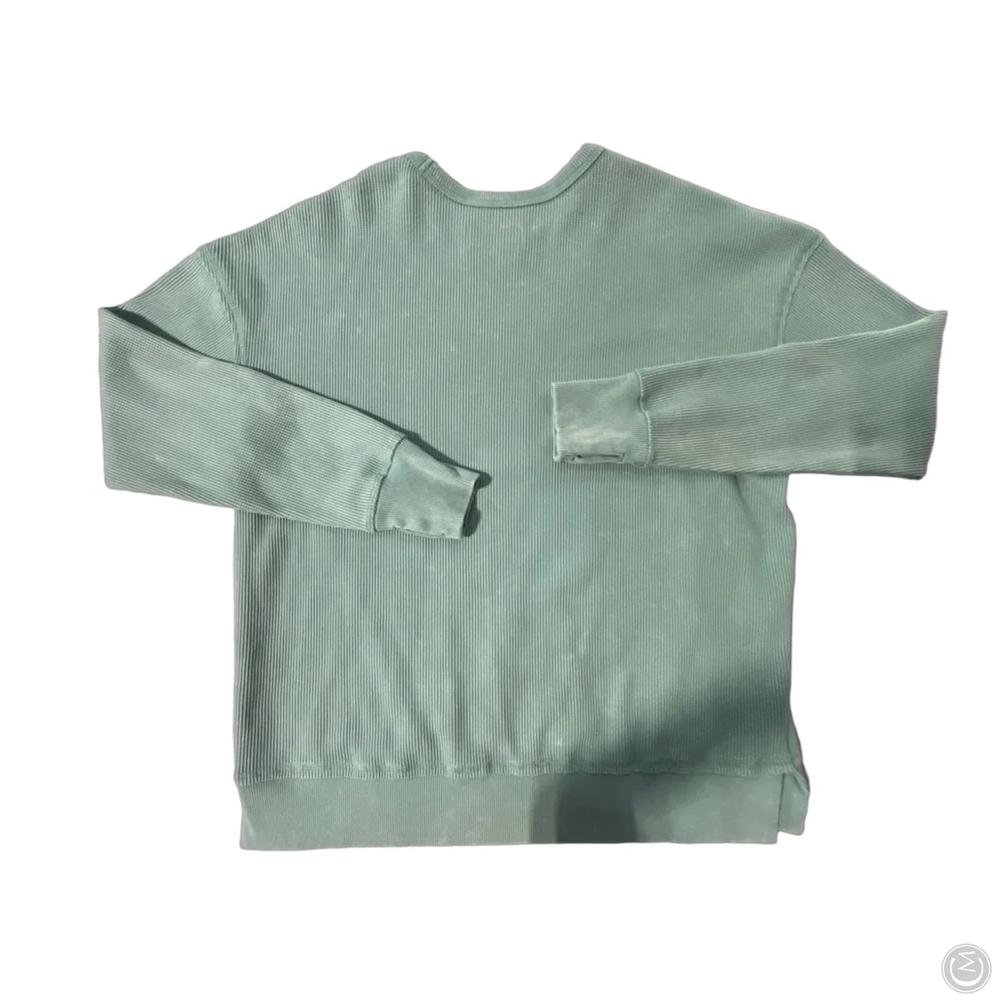 Top Long Sleeve By Seven 7 In Green, Size: M