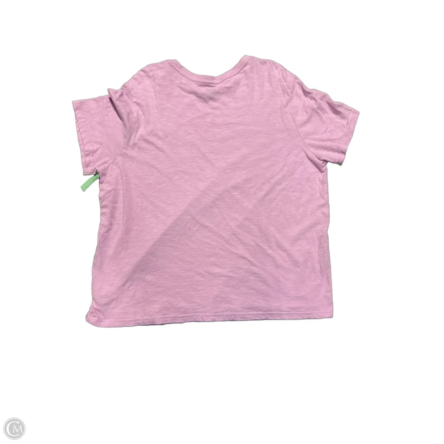 Top Short Sleeve By Lee In Pink, Size: Xxl