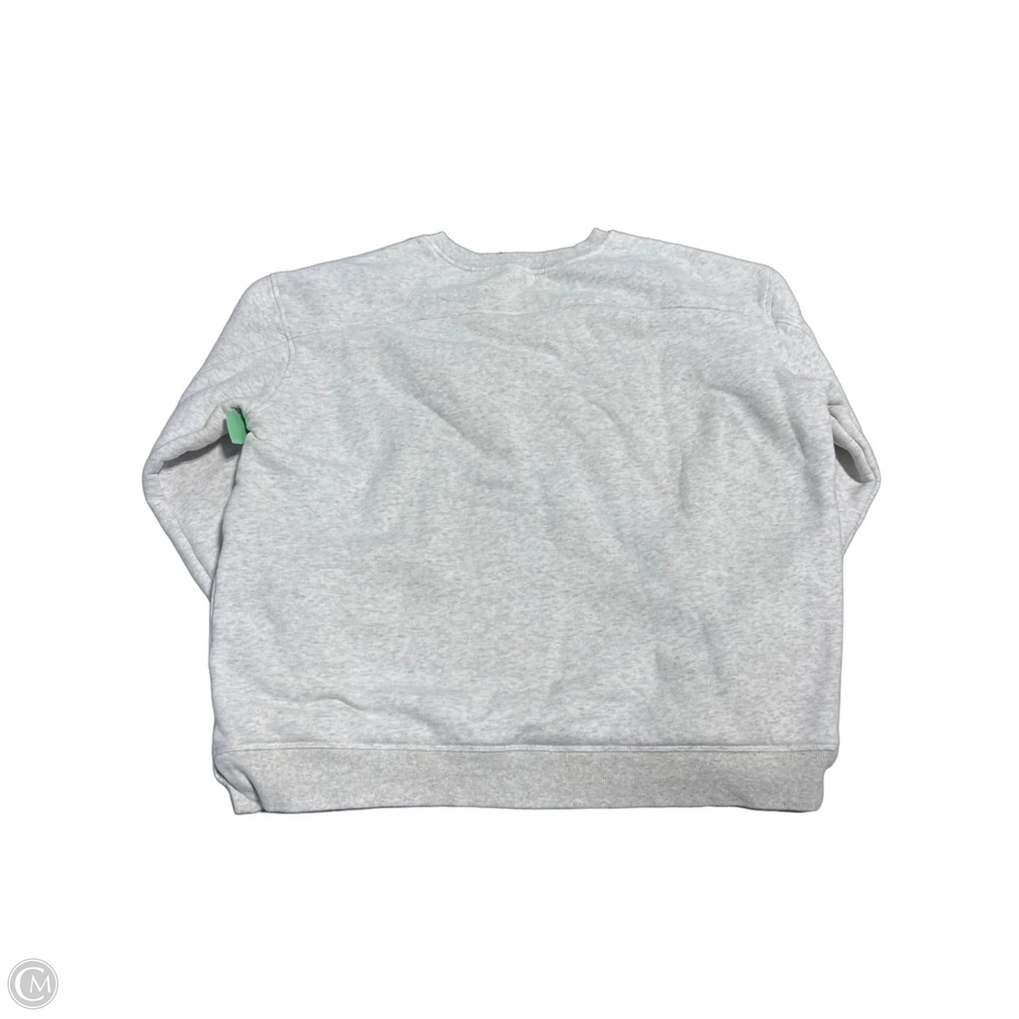 Sweatshirt Crewneck By Yelete In Grey, Size: L